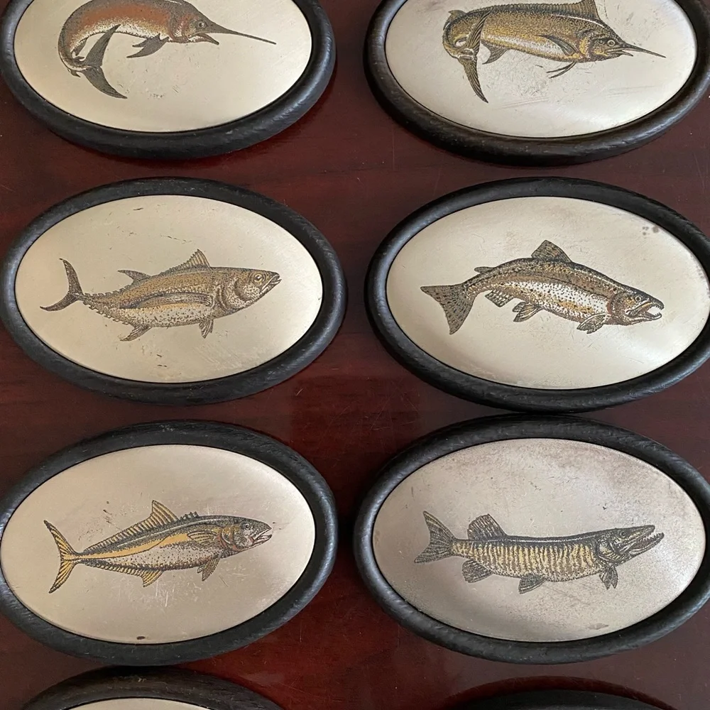 Franklin Mint 1980 - The Great Game Fish of the World - Lot Of 11 Plaques